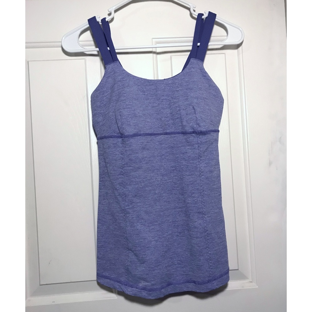 Lululemon Purple Strappy Workout Tank Top | Size 4